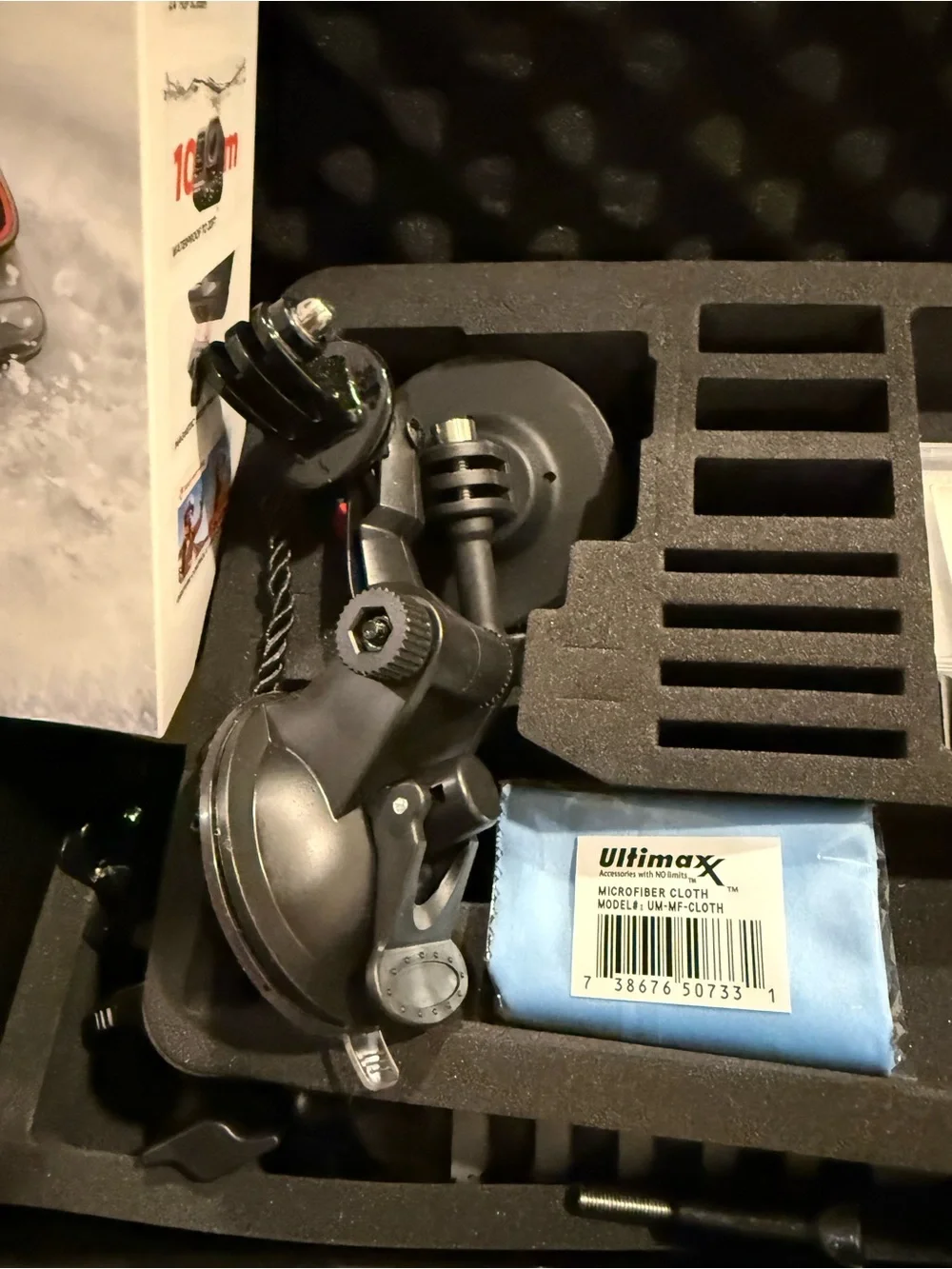 Ace Pro Action Camera — Black with Red Accent
